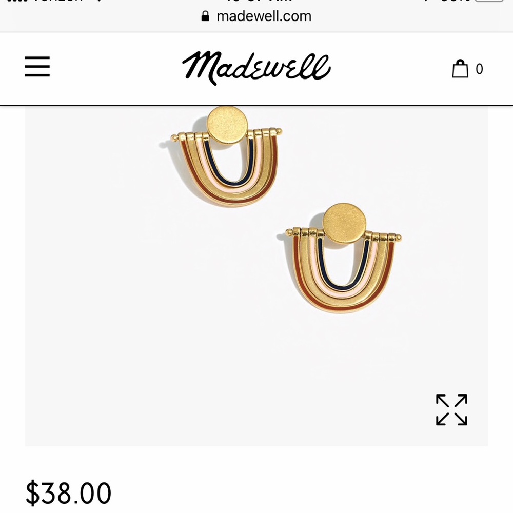 🌈June is PRIDE!! Madewell rainbow earrings.